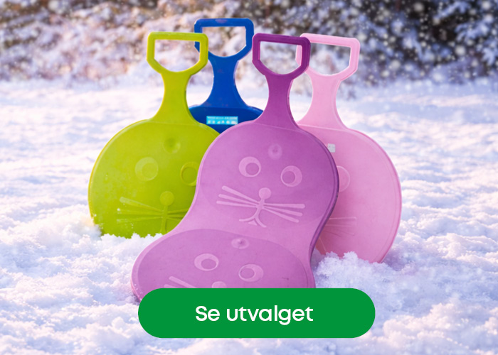 Rumpebrett er lette å bære og raske å ta i bruk. En morsom og praktisk løsning for aktive vinterdager ute.