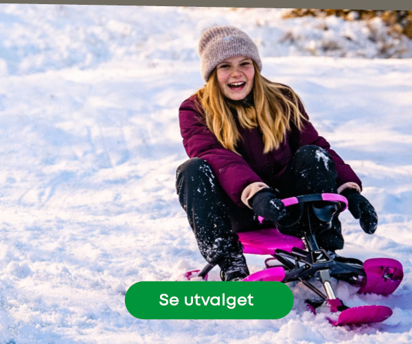 Akebrett til barn for trygg og morsom vinterlek i bakken