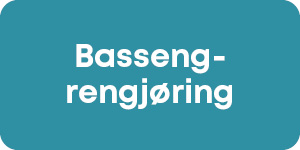 Utstyr til bassengrengjøring som rengjøringssett, støvsugere og nett for å holde bassenget rent og klart