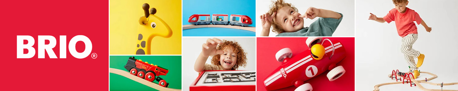 Se alle klassiske treleker og togbaner fra BRIO