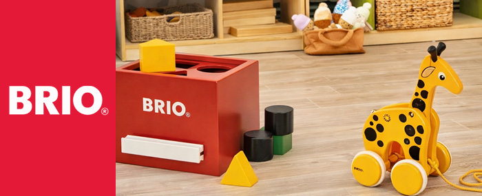 Se vårt utvalg av klassiske BRIO treleker til barn