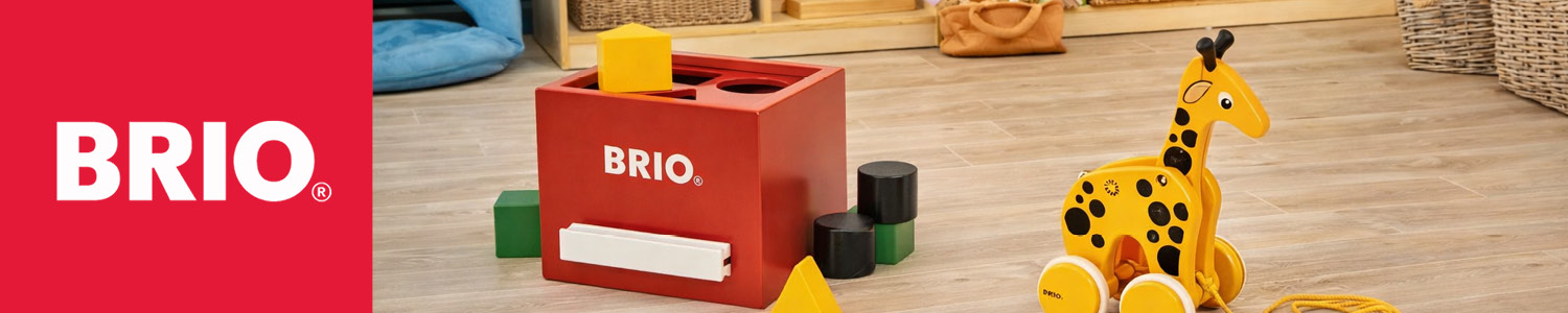 Se vårt utvalg av klassiske BRIO treleker til barn