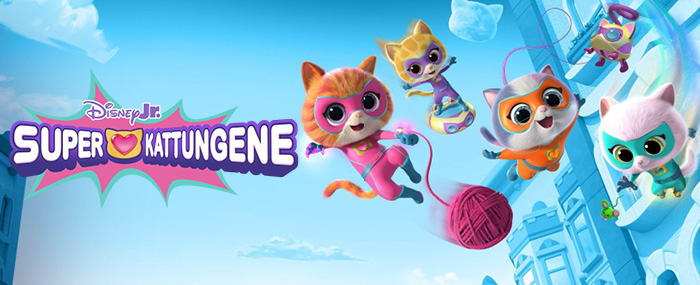 Se Superkattungene leker og figurer
