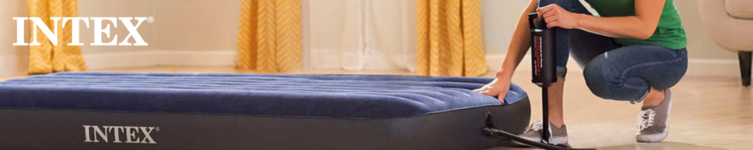 Intex airbed luftmadrasser for komfortabel søvn hjemme, på tur eller overnatting.