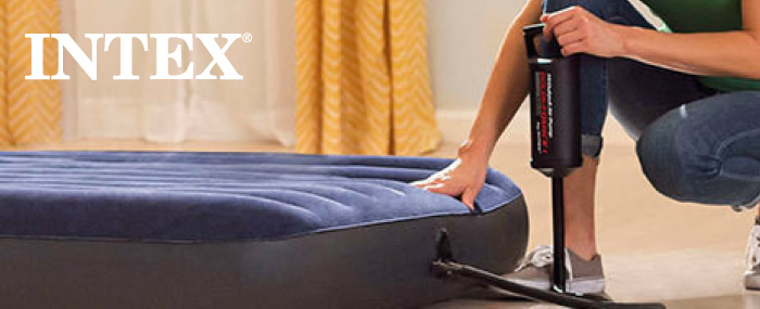 Intex airbed luftmadrasser for komfortabel søvn hjemme, på tur eller overnatting.