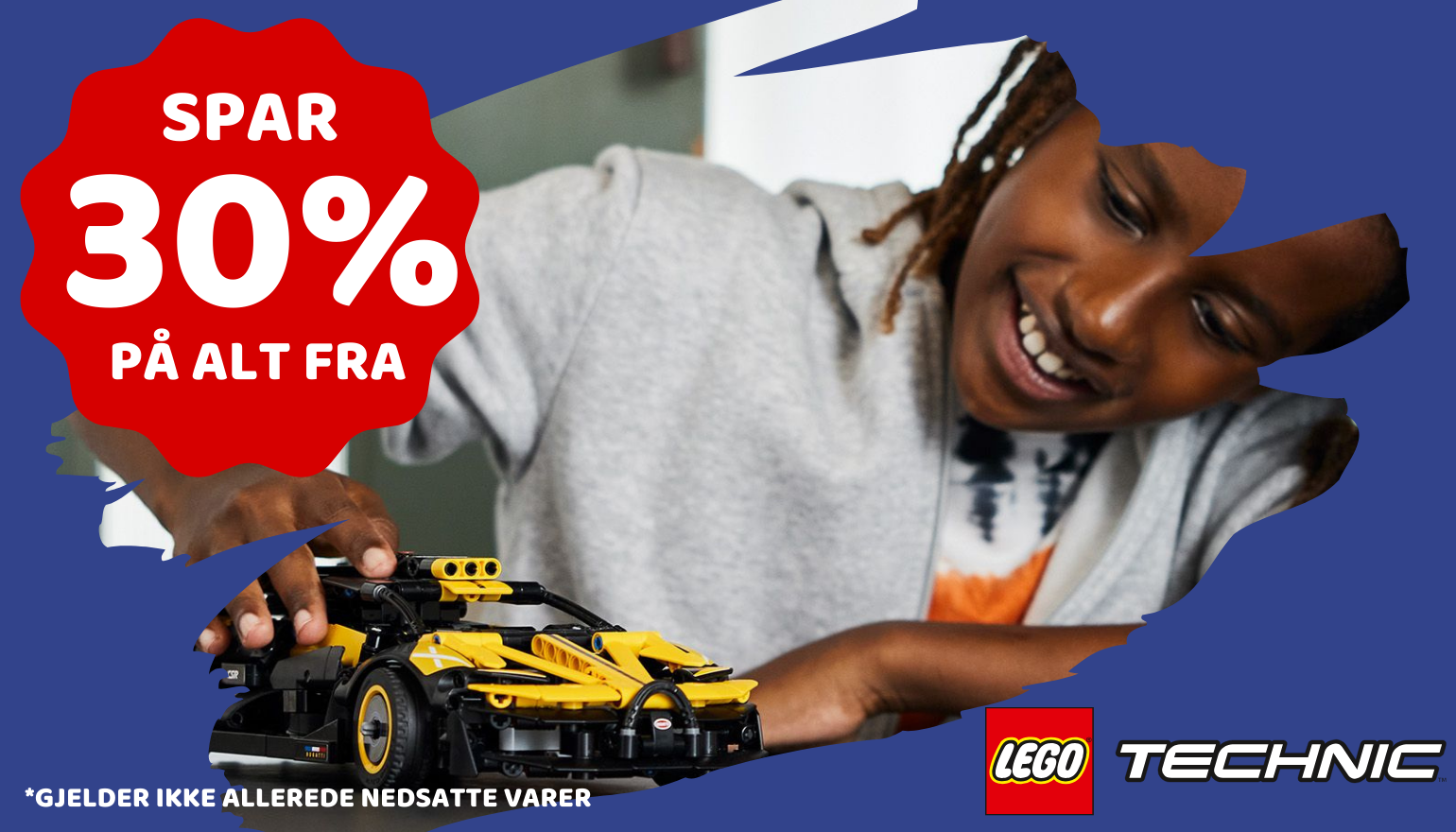 30% på LEGO Technic