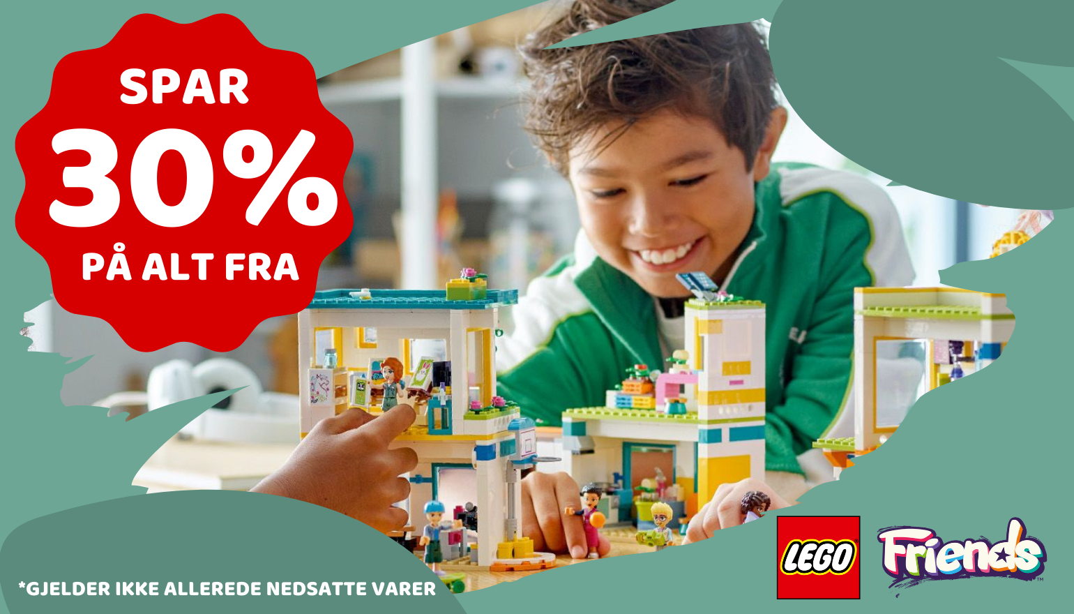 30% på LEGO Friends