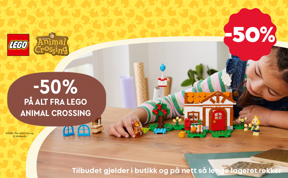 -50% tilbud på LEGO Animal Crossing