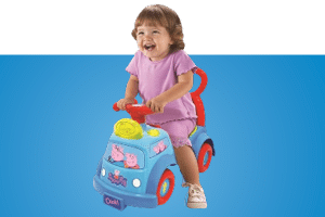 Lær-å-gå vogner og biler til de minste
