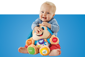 Stort utvalg av aktivitetsleker til baby, fra fargerike stableleker og puslespill til byggeklosser og aktivitetsbord.
