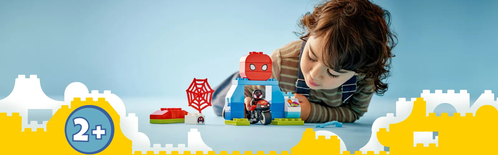LEGO DUPLO sett med store klosser, trygg utforming og lærende lek for barn fra 2 år.