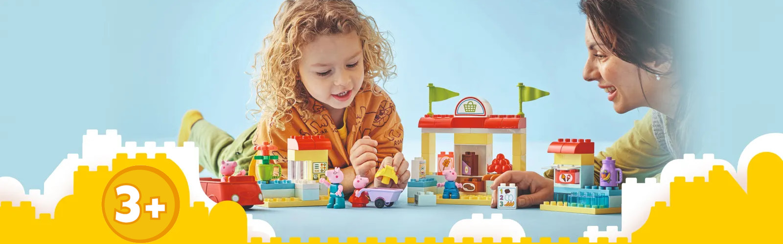 LEGO DUPLO sett for barn fra 3 år som gir morsom og lærerik lek med solide, fargerike klosser som stimulerer kreativitet, rollelek og finmotorikk.