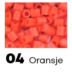 Hama perler i fargen oransje (nr. 04). Finn midi perler i flere størrelser – perfekt til kreative perleprosjekter hos Extra Leker.