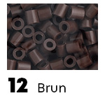 Hama perler i fargen brun (nr. 12). Finn midi perler i flere størrelser – perfekt til kreative perleprosjekter hos Extra Leker.