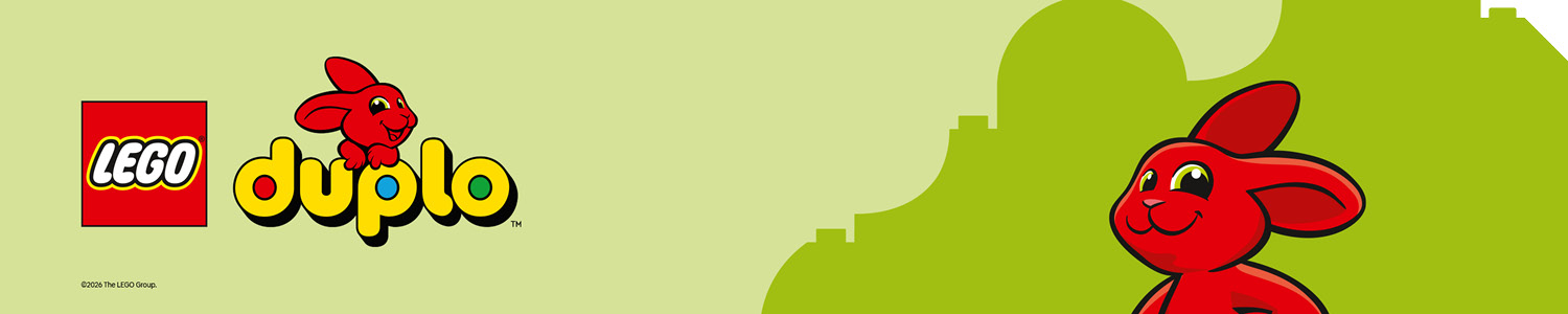 LEGO DUPLO sett med store klosser, trygg utforming og lærende lek for barn fra 1,5 år.
