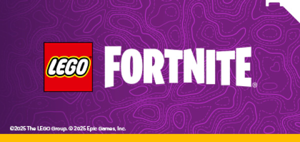 LEGO Fortnite sett inspirert av spillet, med kjente figurer, kjøretøy og byggemekanikker.