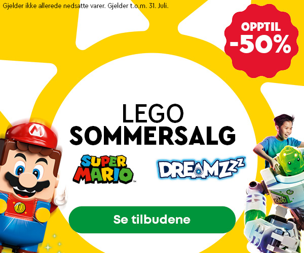 Opptil 50% tilbud på LEGO sett