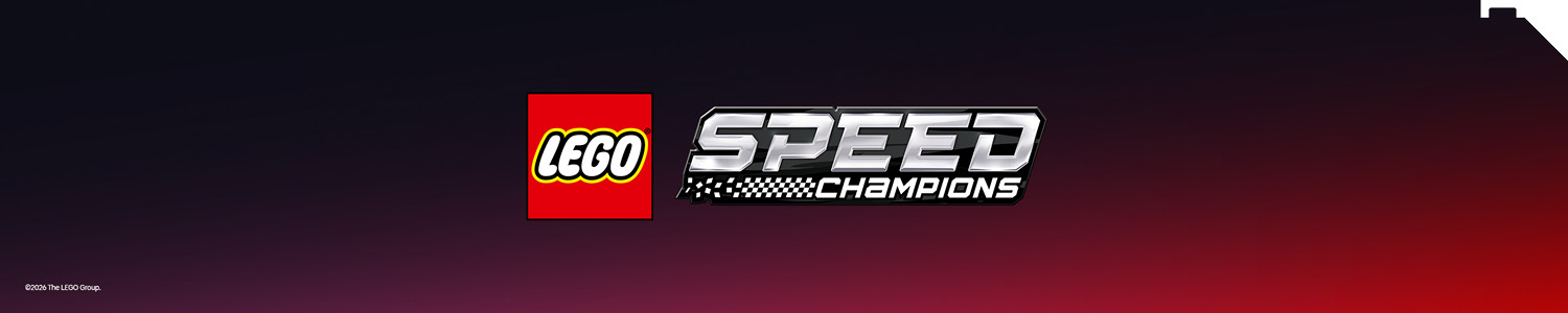LEGO Speed Champions med detaljerte sports- og racerbiler fra kjente bilmerker.