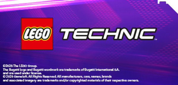 LEGO Technic sett med avanserte mekanismer, motorer og realistiske funksjoner.