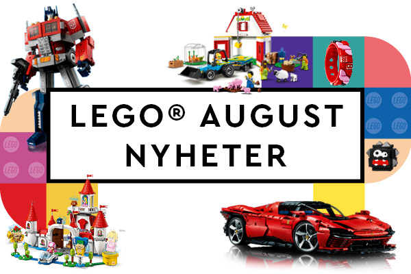 Mye spennende nyheter fra LEGO i August!