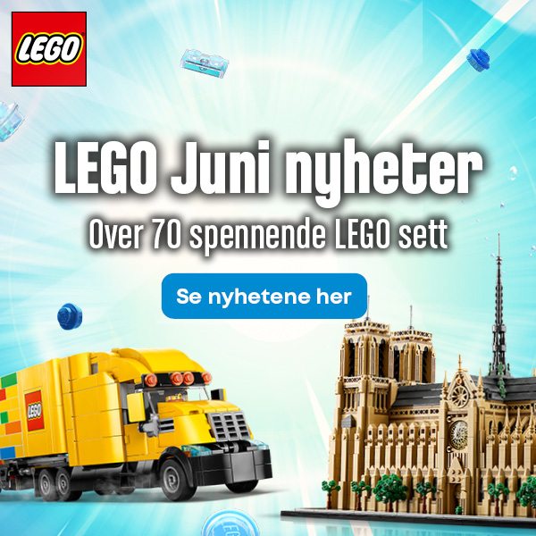 LEGO nyheter - over 70nye LEGO sett i Juni