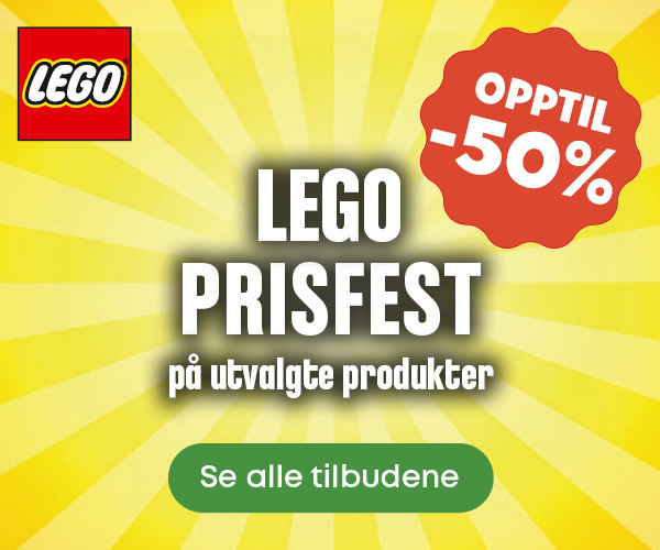 Mega tilbud på utvalgte LEGO sett