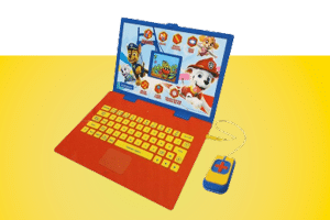 Laptop og nettbrett med lærerike funksjoner for barn fra 3 år