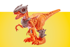 Dinosaur figurer med lyd, lys og bevegelse for barn