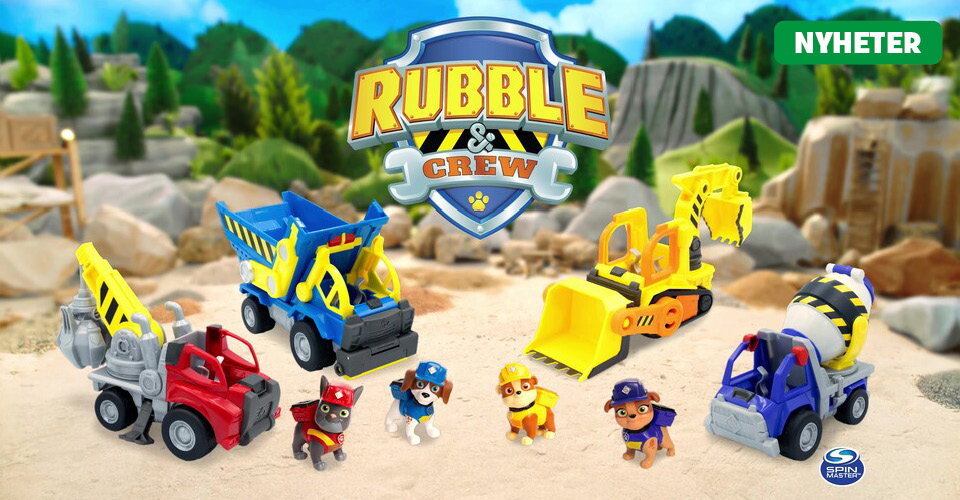 Rubble and Crew figurer og lekesett