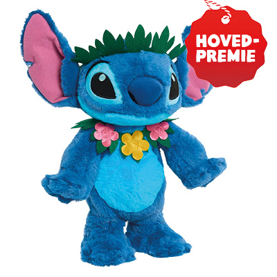 Disney Stitch Dance & Sing Plysjbamse 38cm - Stitch