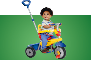 Trehjulsykkel, sparkesykkel og rulleskøyter til barn